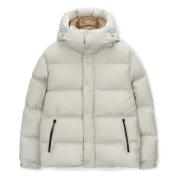 Duvetica Ljus Sand Dun Puffer Jacka Aw23 Gray, Herr