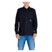 Calvin Klein Jeans Cargo Overshirt Höst/Vinter Kollektion Black, Herr