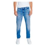 Calvin Klein Jeans Höst/Vinter Herr Jeans Taper Blue, Herr