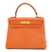 Hermès Vintage Pre-owned Laeder handvskor Orange, Dam