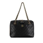 Chanel Vintage Pre-owned Laeder chanel-vskor Black, Dam