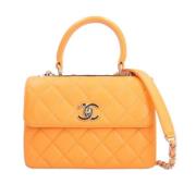 Chanel Vintage Pre-owned Laeder chanel-vskor Orange, Dam