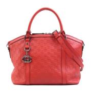 Gucci Vintage Pre-owned Laeder axelremsvskor Red, Dam