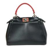 Fendi Vintage Pre-owned Laeder handvskor Black, Dam