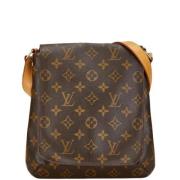 Louis Vuitton Vintage Pre-owned Canvas louis-vuitton-vskor Brown, Dam