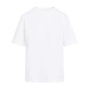 Khaite Vit Bomull T-shirt White, Dam