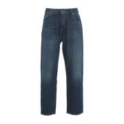 7 For All Mankind Blå Straight Jeans Ryan Threadlike Blue, Herr