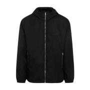 Givenchy Svart Windbreaker Jacka Aw24 Black, Herr