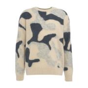 Closed Beige Alpaca Wool Blend Pullover Multicolor, Herr