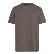 Boggi Milano T-shirt i högpresterande jersey Gray, Herr