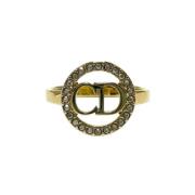 Dior Vintage Pre-owned Metall dior-smycken Yellow, Dam