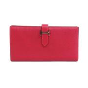 Hermès Vintage Pre-owned Laeder plnbcker Red, Dam