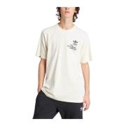 Adidas Kortärmad T-shirt Beige, Herr