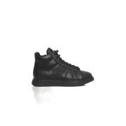 Cerruti 1881 Hög Topp Läder Sneakers Black, Dam