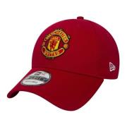 New Era Röd Manchester United Grundkeps Red, Herr