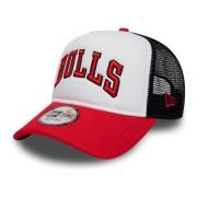 New Era Vit Bulls Lag Färgblock Trucker Keps Multicolor, Herr