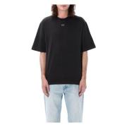 Off White Skate Crewneck T-shirt Svart Grå Black, Herr