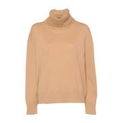 Fabiana Filippi Stiliga Damstickat Aw24 Beige, Dam