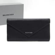 Balenciaga Vintage Pre-owned Laeder plnbcker Black, Dam