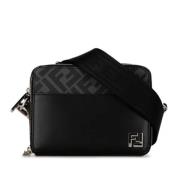 Fendi Vintage Pre-owned Laeder axelremsvskor Black, Dam