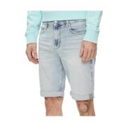 Calvin Klein Denim Bermuda Shorts Blue, Herr