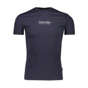 Calvin Klein Kortärmad T-shirt Blue, Herr