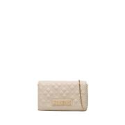 Moschino Ivory Axelväska Elegant Design Beige, Dam