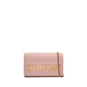 Moschino Rosa Axelväska Mode Glamour Pink, Dam