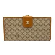 Celine Vintage Pre-owned Laeder plnbcker Beige, Dam