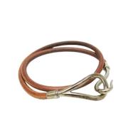 Hermès Vintage Pre-owned Laeder armband Brown, Dam