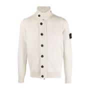 Stone Island Stucco Sweater White, Herr