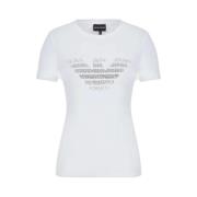 Emporio Armani Kortärmad T-shirt White, Dam