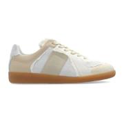 Maison Margiela Sneakers med vintageeffekt Beige, Dam