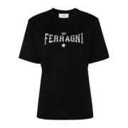 Chiara Ferragni Collection Kortärmad T-shirt Black, Dam