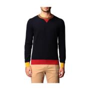 Manuel Ritz Crew Neck Sweater Blue, Herr