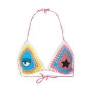 Chiara Ferragni Collection Stilren Bikini Topp Multicolor, Dam