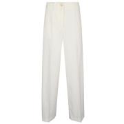 Erika Cavallini Vita Straight Cut Byxor White, Dam