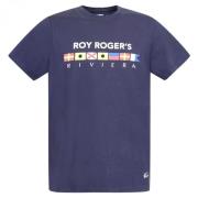 Roy Roger's T-Shirts Blue, Herr