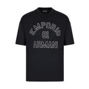 Emporio Armani Kortärmad T-shirt Blue, Herr