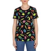 Moschino Kortärmad T-shirt Black, Dam