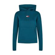 Tommy Jeans Sweatshirt Tracksuit Style Green, Dam