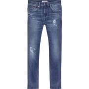 Tommy Jeans Slim-fit Denim Byxor Blue, Herr