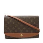 Louis Vuitton Vintage Pre-owned Canvas louis-vuitton-vskor Brown, Dam