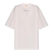 Marni ‘Oversize’ T-shirt Pink, Dam