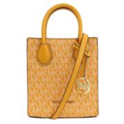 Michael Kors Pre-owned Pre-owned Plast handvskor Orange, Dam