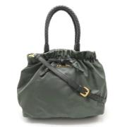 Prada Vintage Pre-owned Laeder prada-vskor Gray, Dam