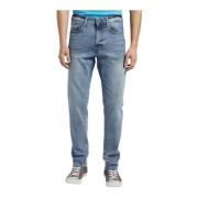 GAS Klassiska Denim Jeans med 5 Fickor Blue, Herr