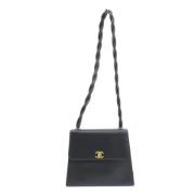 Chanel Vintage Pre-owned Canvas chanel-vskor Black, Dam