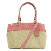 Coach Pre-owned Pre-owned Plast handvskor Beige, Dam