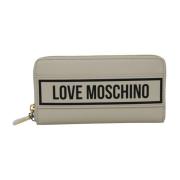 Love Moschino Dragkedja Plånbok Gray, Dam